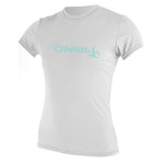O´Neill Basic Skins S/S Sun Shirt UV trøjer - Dame - White