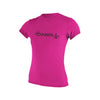 Basic Skins S/S Sun Shirt UV trøjer - Dame - Foxpink