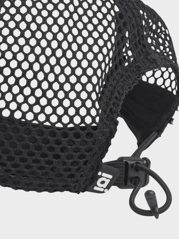 STATE OF WOW Blaze Foldable Solid Trucker Cap - Unisex - Black