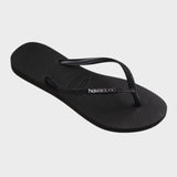 Slim Glitter II Klipklapper - Dame - Black/Black - Gumpel & Co