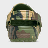 Classic Camouflage Clog Crocs - Børn - Army Green/Multi - Gumpel & Co