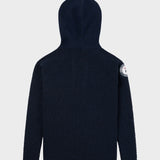 Amundsen W Boiled Hoodie Laced - Dame - Faded Navy