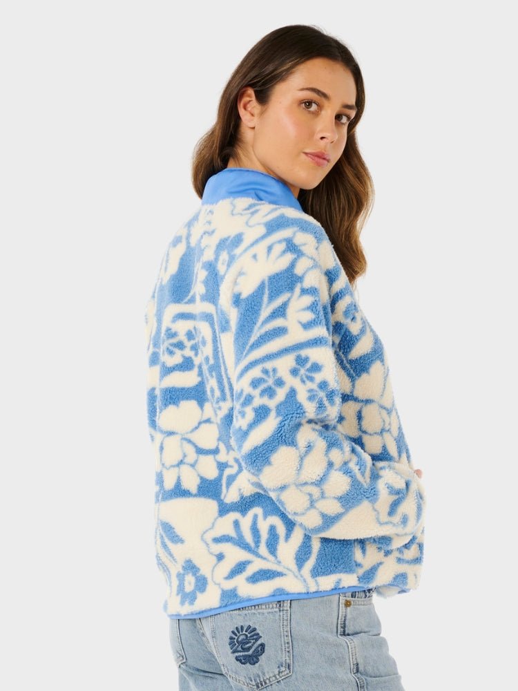 Rip Curl Party Pack Polar Fleece - Dame - Blue