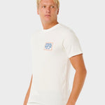 Pacific Rinse Sunrise T shirt - Herre - Bone - Gumpel & Co