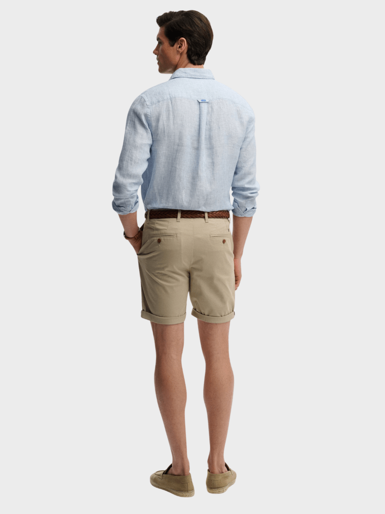 SUPERDRY Premium Regular Chino Shorts - Herre - Sandstone Brown