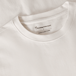 KNOWLEDGE COTTON APPAREL T-shirt m/brystprint - Herre - Egret