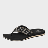 Reef Spring Woven Klipklapper - Dame - Black/Cream - Gumpel & Co
