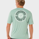 Rip Curl Pacific Rinse Surflite UPF S/S UV trøjer - Herre - Aloe