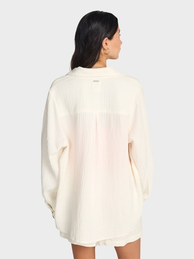 Billabong Swell Blouse Bluse Skjorte - Dame - Salt Crystal