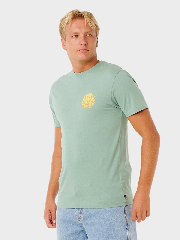 Rip Curl Wettie Passage Icon T shirt - Herre - Aloe