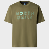 NORTH SAILS T-shirt med grafisk print - Herre - Deep Green
