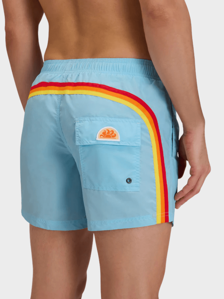 Sundek Iconic Taffeta Short Badebukser - Herre - Vintage Glacier 02