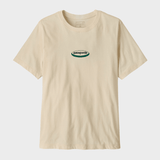 Patagonia 95 Oval Logo Tshirt - Herre - Undyed Natural