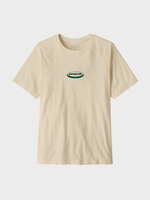 95 Oval Logo Tshirt - Herre - Undyed Natural