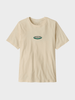 95 Oval Logo Tshirt - Herre - Undyed Natural