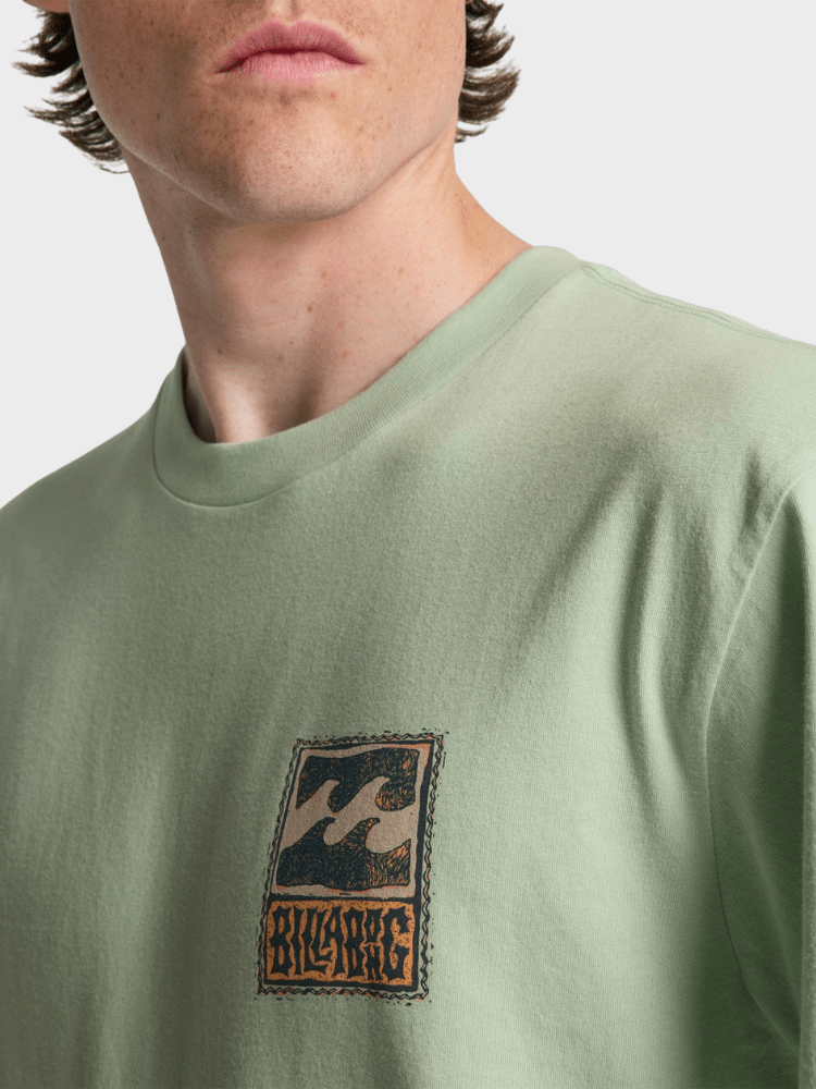 Billabong Stamp T-Shirt - Herre - Vintage Green