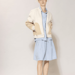 BLUE SPORTSWEAR Anemone linen Skirt - Dame - Heaven-melange