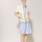 BLUE SPORTSWEAR Anemone linen Skirt - Dame - Heaven-melange