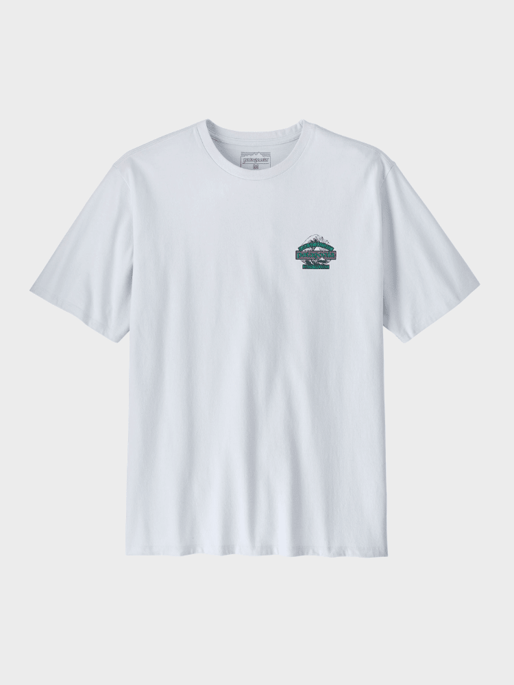 Patagonia Great Waves Responsibili Tshirt - Herre - Hvid