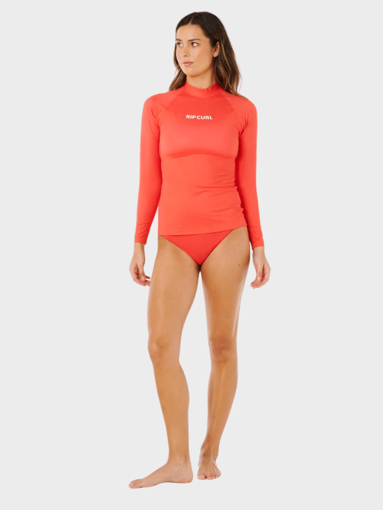 Rip Curl Classic Surf Ls UPF UV trøjer - Dame - Red