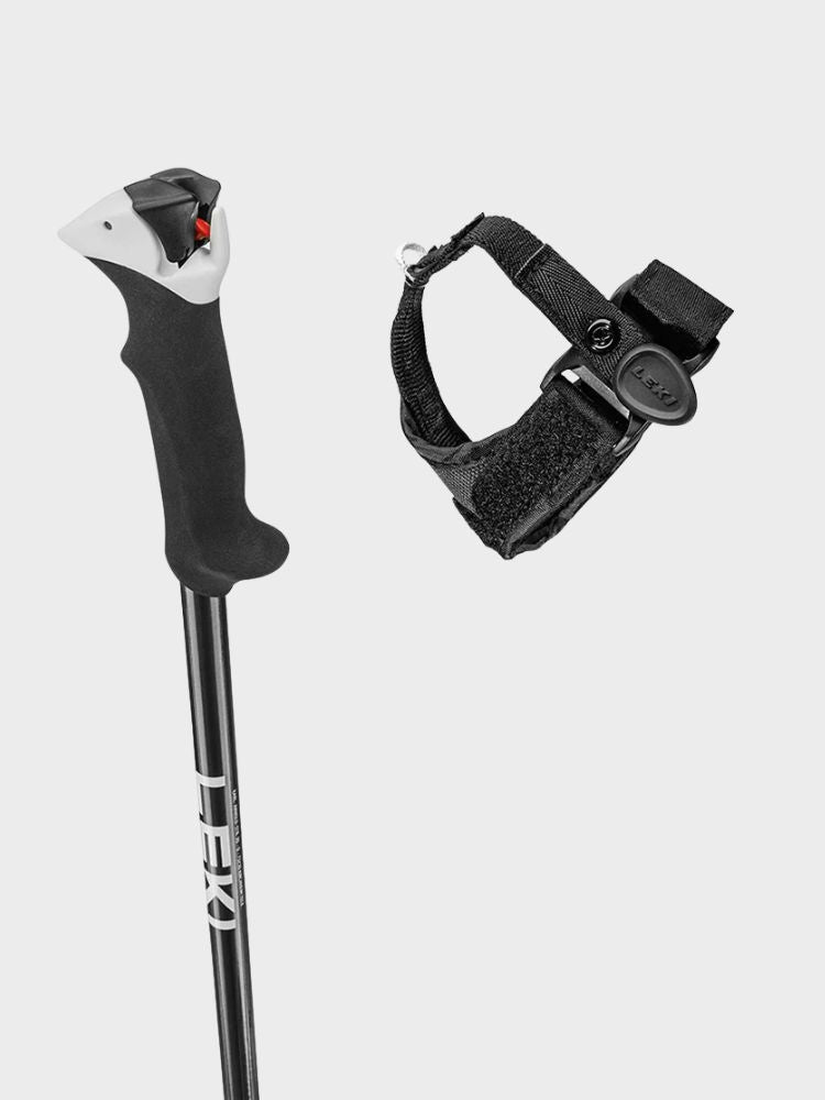 Stella S Skistav - White / Dark Anthracite - Gumpel & Co