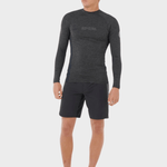 Rip Curl Dawn Patrol UPF Perf L/S UV trøjer - Herre - Black Marle