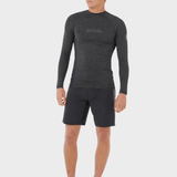 Rip Curl Dawn Patrol UPF Perf L/S UV trøjer - Herre - Black Marle