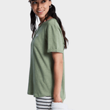 Roxy Oceanwave Regular Emby T shirt - Dame - Oil Green