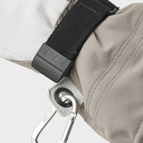 Female Heli 5 fingre Skihandsker - Dame - Khaki/Off White