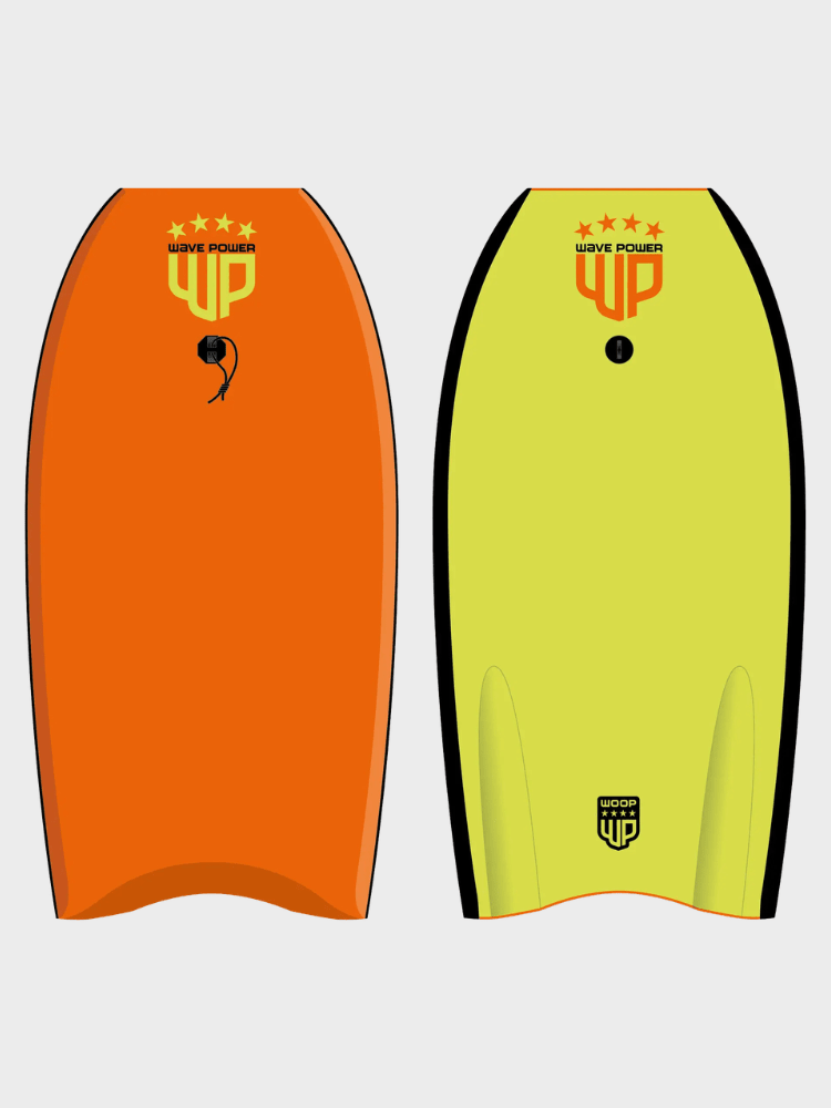 Woop Boogie Wave Power Bodyboard - Unisex - Blue Tangerine - Gumpel & Co