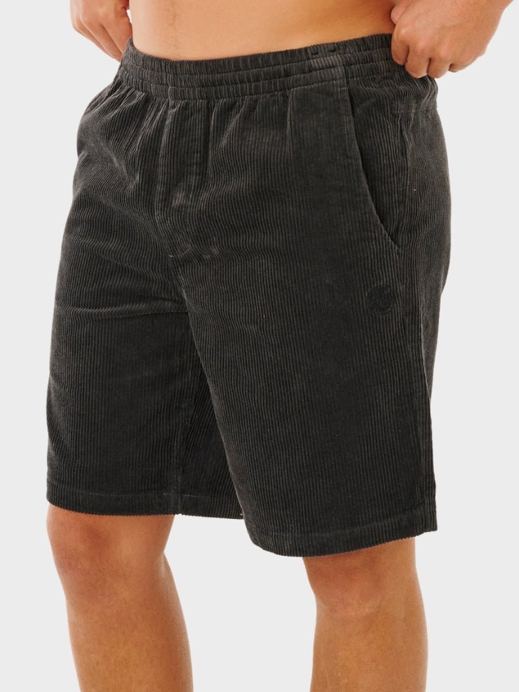Premium Surf Cord Shorts - Herre - Black - Gumpel & Co