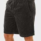 Premium Surf Cord Shorts - Herre - Black - Gumpel & Co