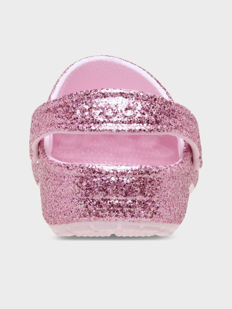 CROCS Classic Chunky Glitter Clog Crocs - Børn - Pink Milk
