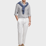 SUPERDRY Merchant Linen Bukser - Herre - Optic