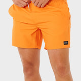Offset Daily Badeshorts - Herre - Bright Orange - Gumpel & Co