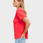 Roxy Oceanwave Regular Emby T shirt - Dame - Hibiscus