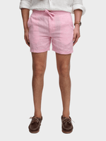 Merchant Linen Shorts - Herre - Pink Chambray