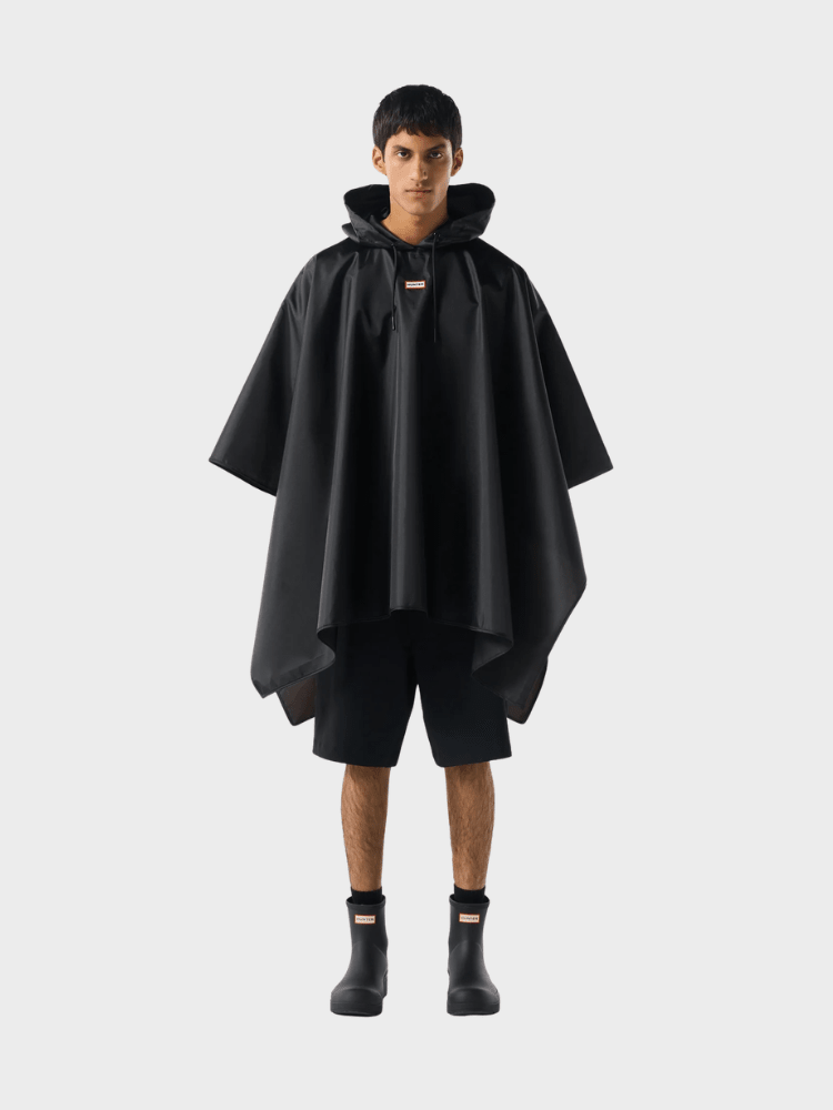 Hunter Hunter Packable Poncho - Unisex - Sort