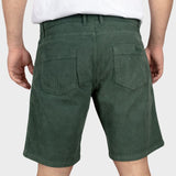 Cord Fløjls Shorts - Herrer - Dark Green