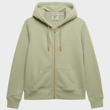 Essential Logo Zip hoodie - Dame - Dusty Sage - Gumpel & Co