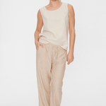 Freequent Lava Bukser - Dame - SAND MELANGE