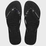 Slim Glitter II Klipklapper - Dame - Black/Black - Gumpel & Co