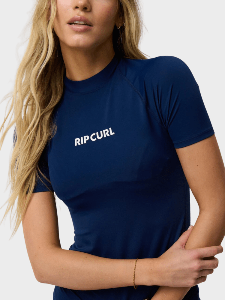 Rip Curl Classic Surf Ss UPF UV trøjer - Dame - Dark Navy