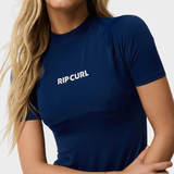 Rip Curl Classic Surf Ss UPF UV trøjer - Dame - Dark Navy