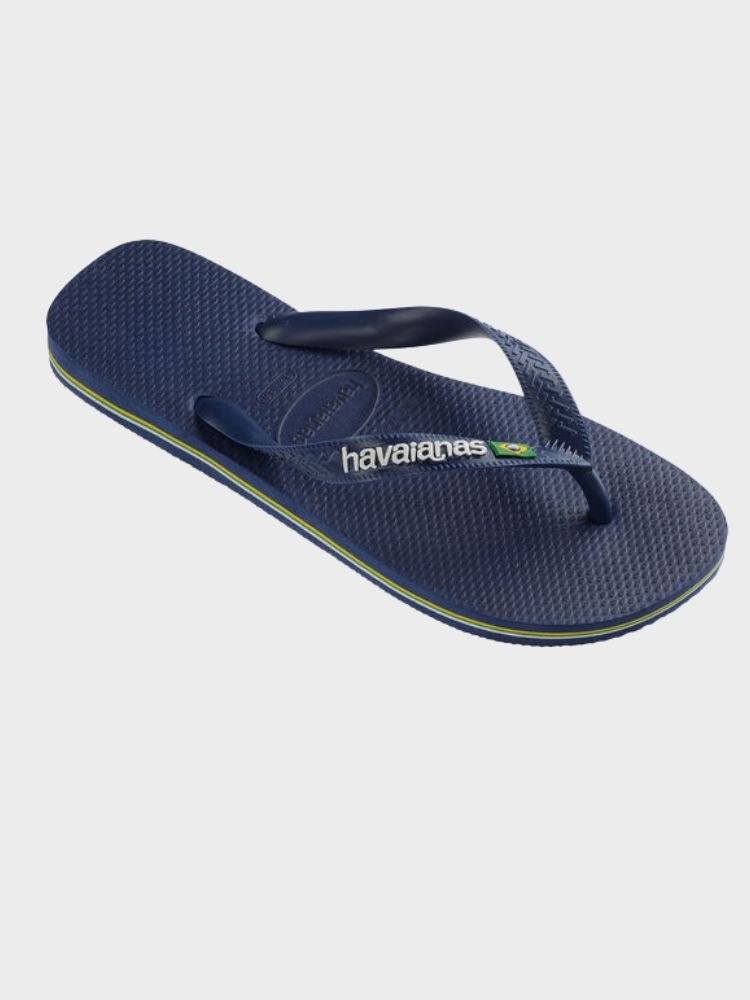 Brasil Logo Klipklapper - Unisex - Navy Blue - Gumpel & Co