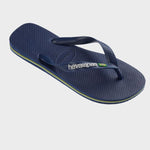 Brasil Logo Klipklapper - Unisex - Navy Blue - Gumpel & Co