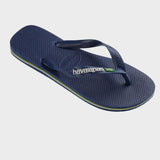 Brasil Logo Klipklapper - Unisex - Navy Blue - Gumpel & Co