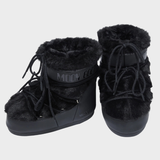 Icon Low Faux Fur - Dame - Black