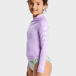 Whole Hearted Langærmet UV trøje - Pige - Crocus Petal - Gumpel & Co