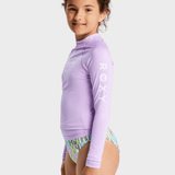 Whole Hearted Langærmet UV trøje - Pige - Crocus Petal - Gumpel & Co